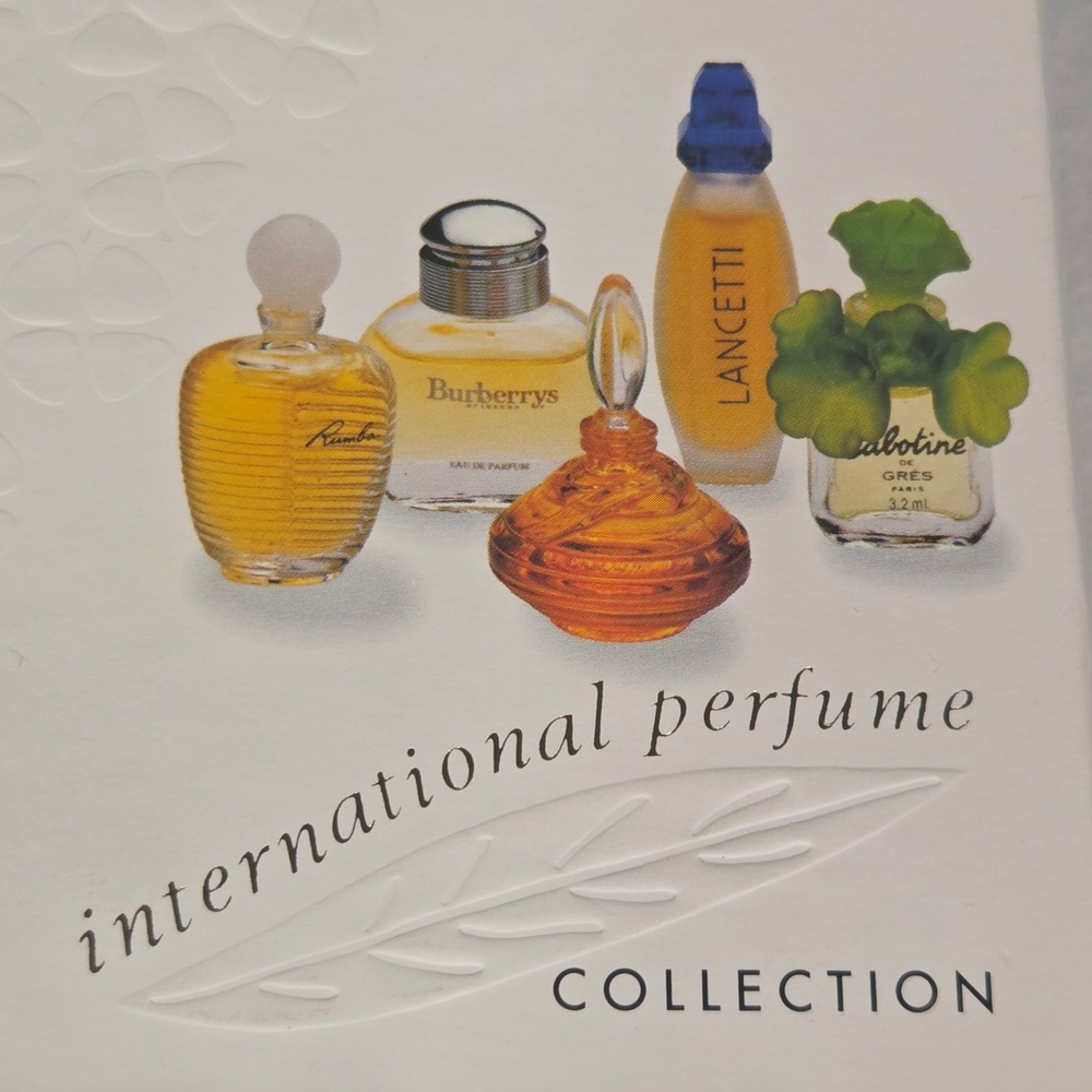 International Perfume Collection Mini Fragrance Set Burberry Balenciaga Vtg Rare - Picture 4 of 8